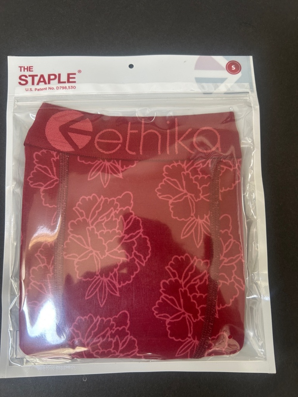 ethika Red Men's Staple Fit Boxer Briefs